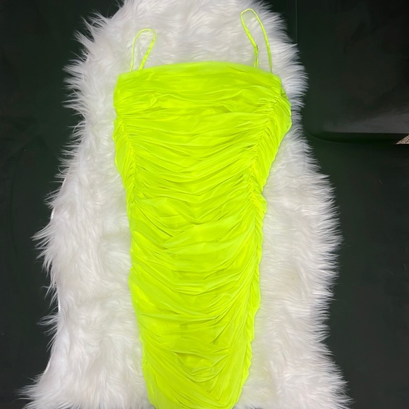 House of CB Dresses House Of Cb Ella Lime Neon Dress Poshmark
